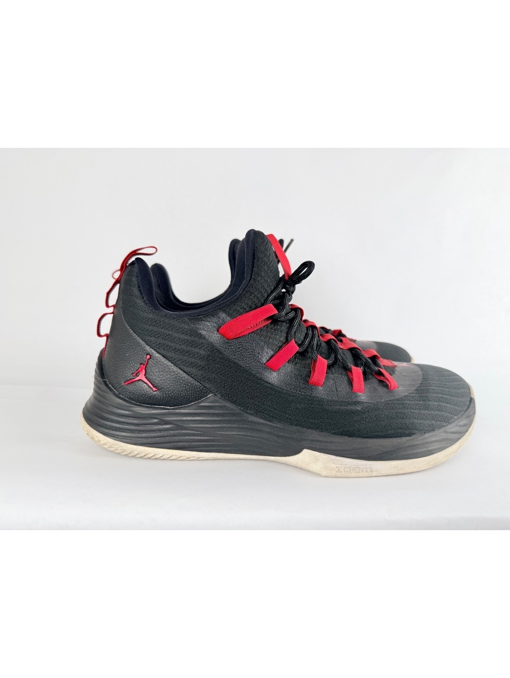 Air Jordan Ultra Fly 2 Low Black Infrared AH8110-023 Men's 10 Bred Basketball